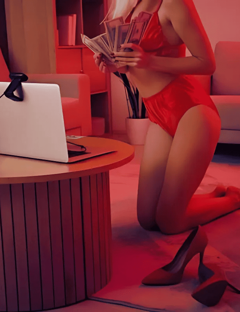 webcam girl income